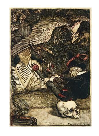 (RACKHAM, ARTHUR.) [Barham, Richard Harris.] The Ingoldsby Legends.